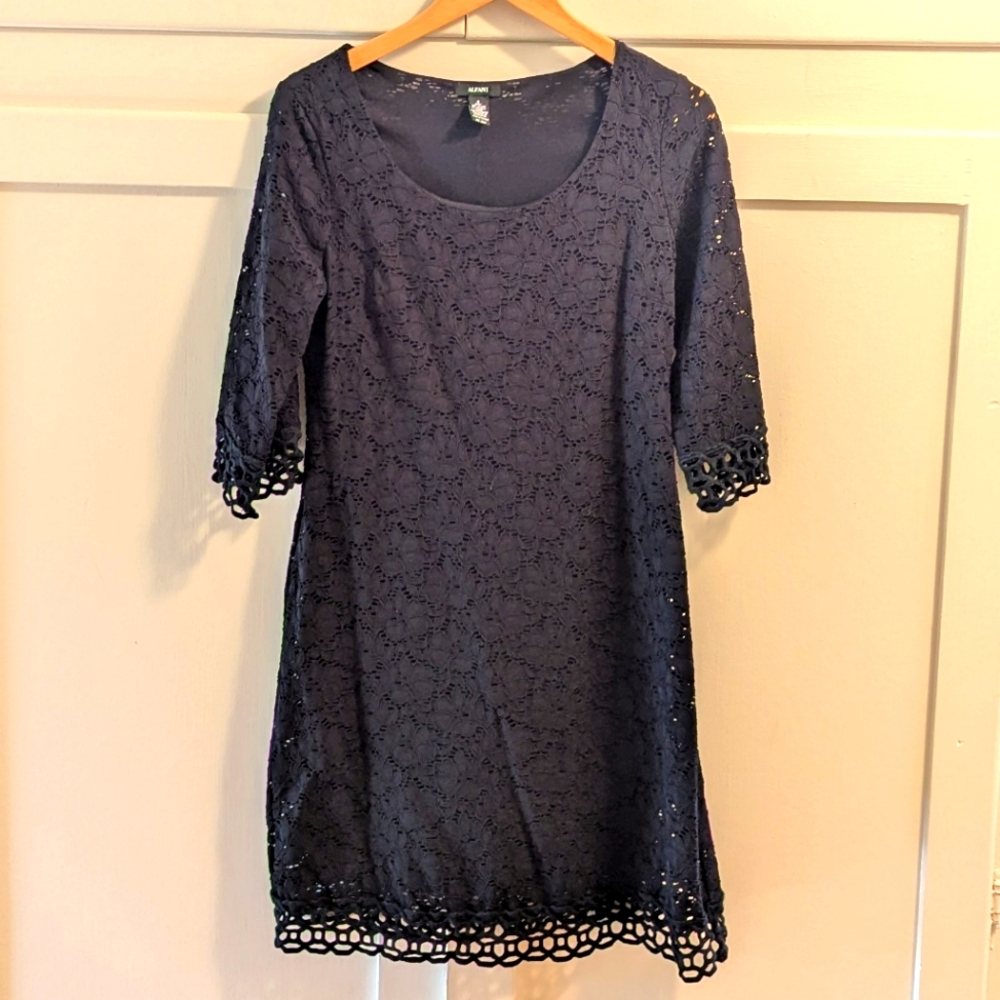 Elegant Black Lace Dress by Alfani